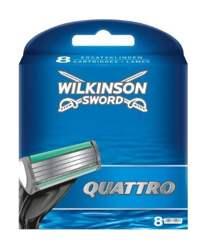 Dagaanbieding - Wilkinson Quattro 8 scheermesjes dagelijkse koopjes