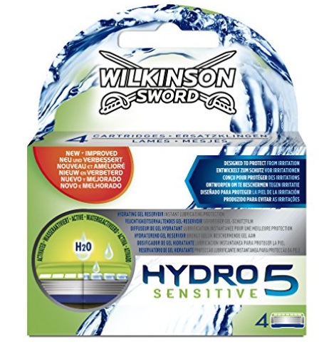 Wilkinson Sword Hydro 5 Scheermesjes Sensitive Blades 4 stuks