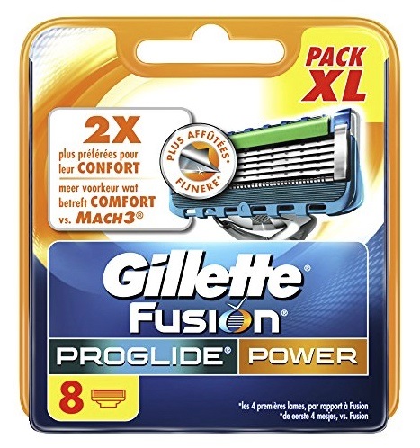 Dagaanbieding - Gillette-Fusion-Proglide-Power-Scheermesjes-8-stuks dagelijkse koopjes