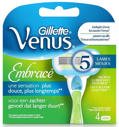 Dagaanbieding - Gillette Venus Embrace Scheermesjes 4 stuks dagelijkse koopjes
