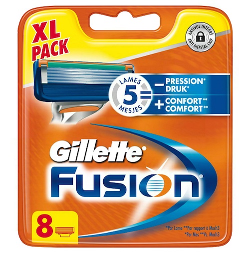 Dagaanbieding - Gillette Fusion Scheermesjes 8 stuks verpakking dagelijkse aanbiedingen