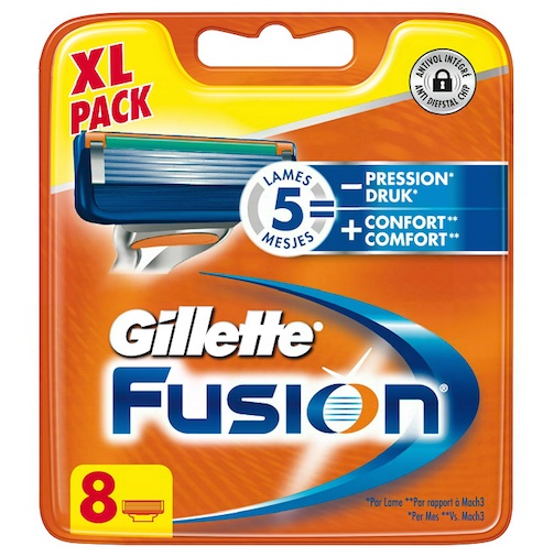 Dagaanbieding - Gillette Fusion Scheermesjes 8 stuks verpakking dagelijkse aanbiedingen