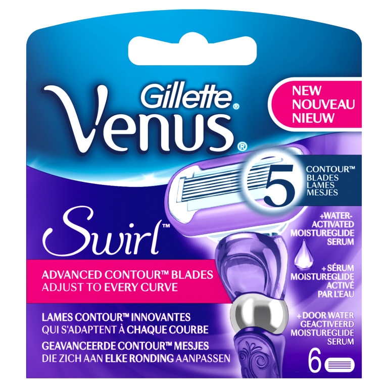 Dagaanbieding - Gillette Venus Swirl Mesjes 6 stuks dagelijkse koopjes
