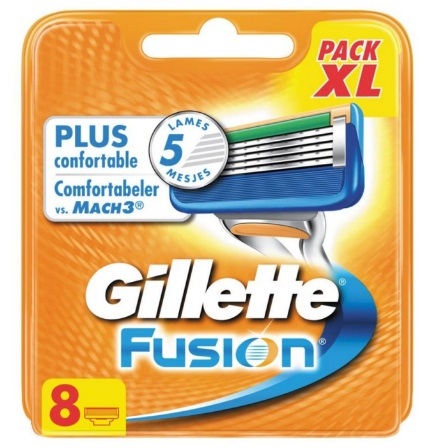 Dagaanbieding - Gillette-Fusion-Scheermesjes-8-Pack dagelijkse koopjes