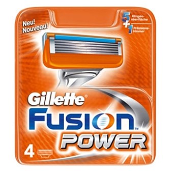 Gillette Fusion Power Mesjes 4 Pack