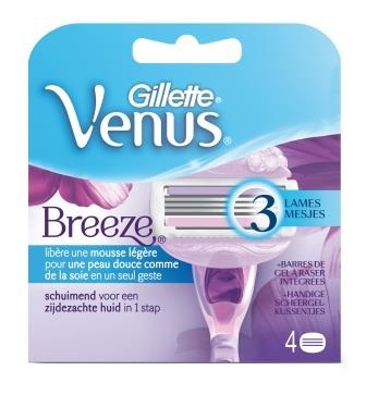 Dagaanbieding - Gillette Venus Breeze scheermesjes 4 pack dagelijkse koopjes