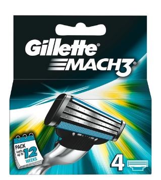 Gillette Mach3 Blades 4s