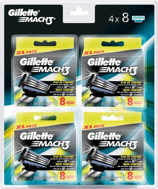 Dagaanbieding - Gillette Mach3 32 mesjes dagelijkse koopjes