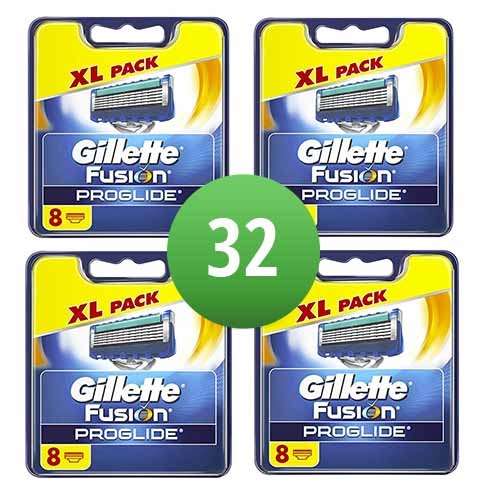 Gillette Combi Scheermesjes Fusion ProGlide 32 mesjes