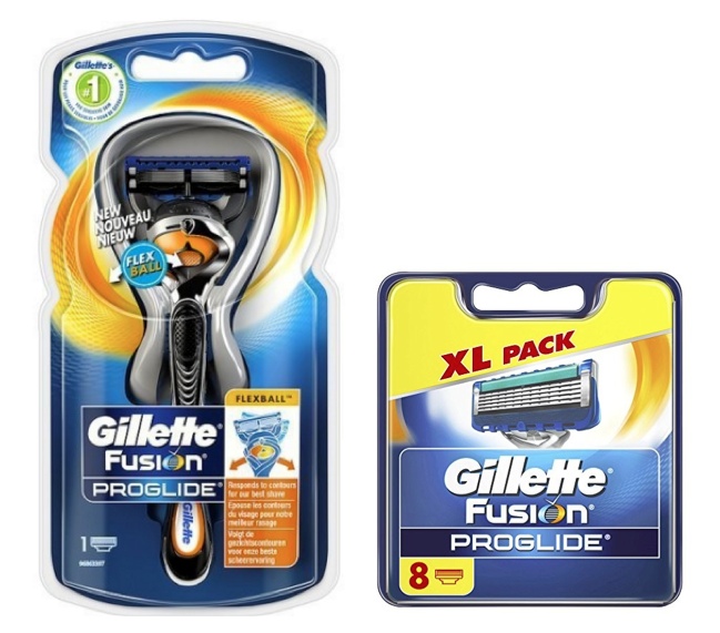 Dagaanbieding - Gillette Combi Scheerapparaat Fusion Proglide Flexball 1up + 8 mesjes dagelijkse aanbiedingen