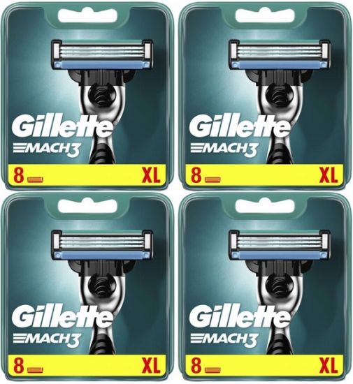 Gillette Combi Scheermesjes Mach3 32 mesjes 4x8