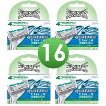 Wilkinson Sword Combi 16 Scheermesjes Quattro Titanium Sensitive