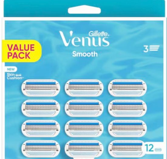 Gillette Venus Smooth 12 mesjes