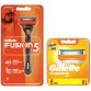 Gillette Combi Fusion5 Houder incl 9 Mesjes
