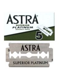 Astra Superior Platinum Double Edge Scheermesjes 5 Stuks