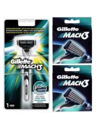 Gillette Combi Mach3 Scheersysteem incl 17 mesjes