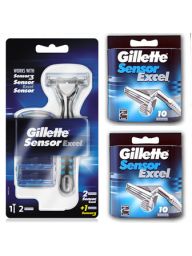 Gillette Combi Sensor Excel Scheersysteem incl 23 mesjes