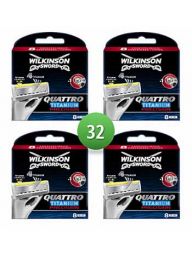 Wilkinson Sword Combi Scheermesjes Quattro Titanium Precision 32 mesjes