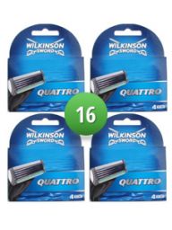 Wilkinson Sword Combi Scheermesjes *Quattro* 16 mesjes