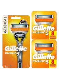 Gillette Combi Fusion5 Houder incl 17 Mesjes