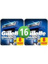 Gillette Mach3 Turbo 3D 16 Scheermesjes