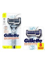 Gillette SkinGuard Sensitive Houder incl 10 mesjes