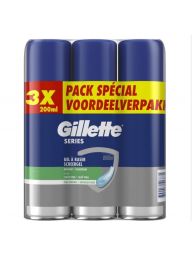 Gillette Series Scheergel 3x200ml Sensitive