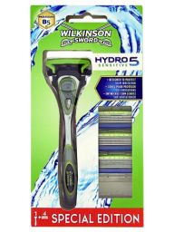 Wilkinson Sword Hydro 5 Sensitive houder incl 4 scheermesjes