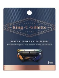 King C Gillette 6 scheermesjes