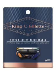 King C Gillette 6 Fusion scheermesjes