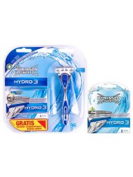 Wilkinson Hydro3 Mesjes 12 Stuks met GRATIS Scheersysteem incl 1 Mesje + Opberghouder