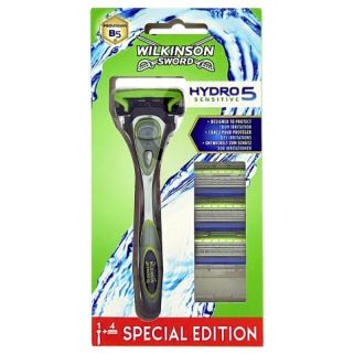Wilkinson Sword Hydro 5 Sensitive Mesjes met houder incl 4 scheermesjes