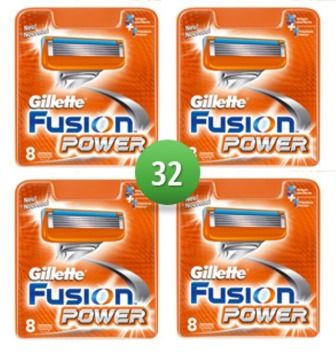 Gillette Combi Scheermesjes Fusion Power 32 mesjes