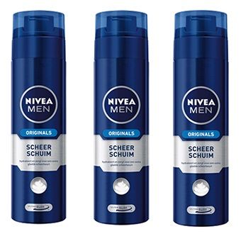 Nivea For Men Original Scheerschuim combi 3 x 200 ml