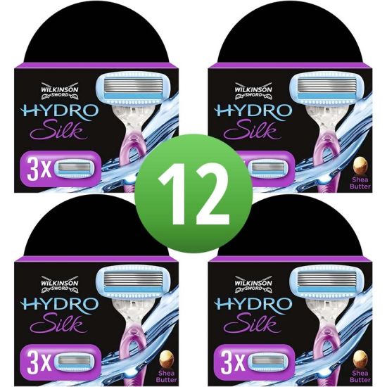 Wilkinson Hydro Silk Mesjes 12 stuks