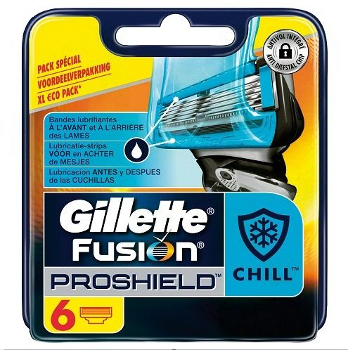 Gillette Fusion ProShield scheermesjes Chill 6 stuks