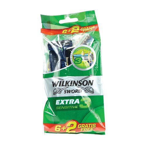 Wilkinson Extra3 Sensitive 6+2 stuks