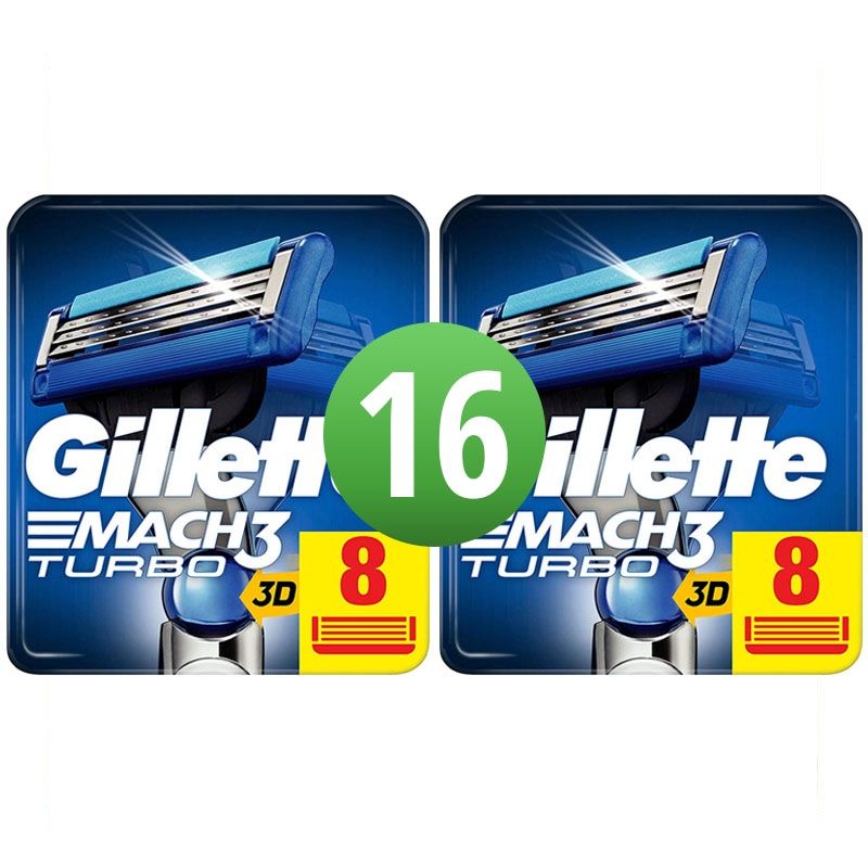 Gillette Mach3 Turbo 3D 16 | ShaveSavings.com ShaveSavings.com