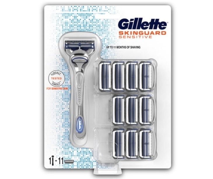 Gillette SkinGuard Houder incl mesjes ShaveSavings.com ShaveSavings.com