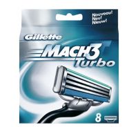 Gillette Mach3 Turbo Scheermesjes 8 stuks pack