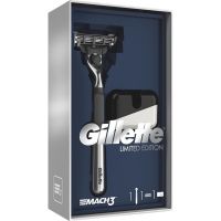 Gillette Mach3 Scheersysteem met Chromen Handvat incl Standaard Giftset Limited Edition