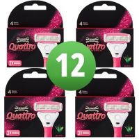 Wilkinson Sword Combi Quattro For Women 12 Mesjes Pink