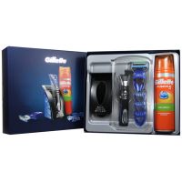 Gillette Fusion ProGlide Styler Cadeauset incl Fusion5 Ultra Sensitive Gel 200ml + Standaard