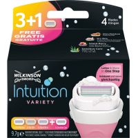 Wilkinson Intuition Variety Scheermesjes 4 Stuks (3+1 GRATIS)