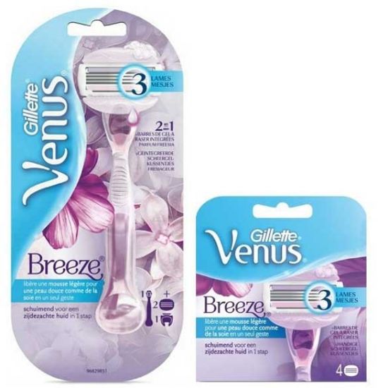 Gillette Combi Venus Breeze Systeem incl 6 mesjes