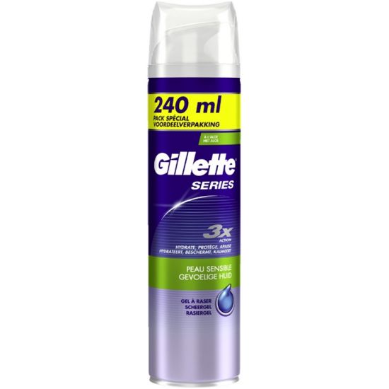 Gillette Series Scheergel Gevoelige Huid 240 ml