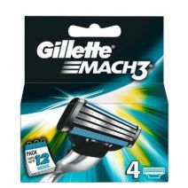 Gillette Mach3 Scheermesjes 4 stuks