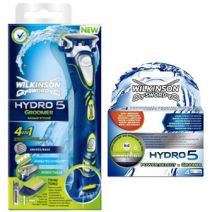 Wilkinson Sword Combi Hydro 5 Groomer Systeem incl 1 + 4 extra mesjes