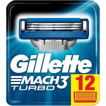 Gillette Mach3 Turbo 12 scheermesjes XXL pack