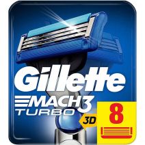 Gillette Mach3 Turbo 3D Scheermesjes 8 Stuks